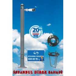 2m Tek Konsollu Kamera Direği